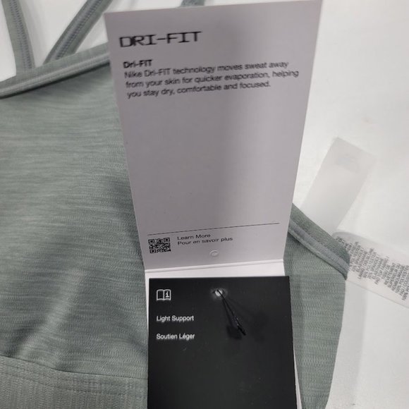 Nike Dri-Fit Indy Zip Front Bra  Sz Small - Picture 8 of 8